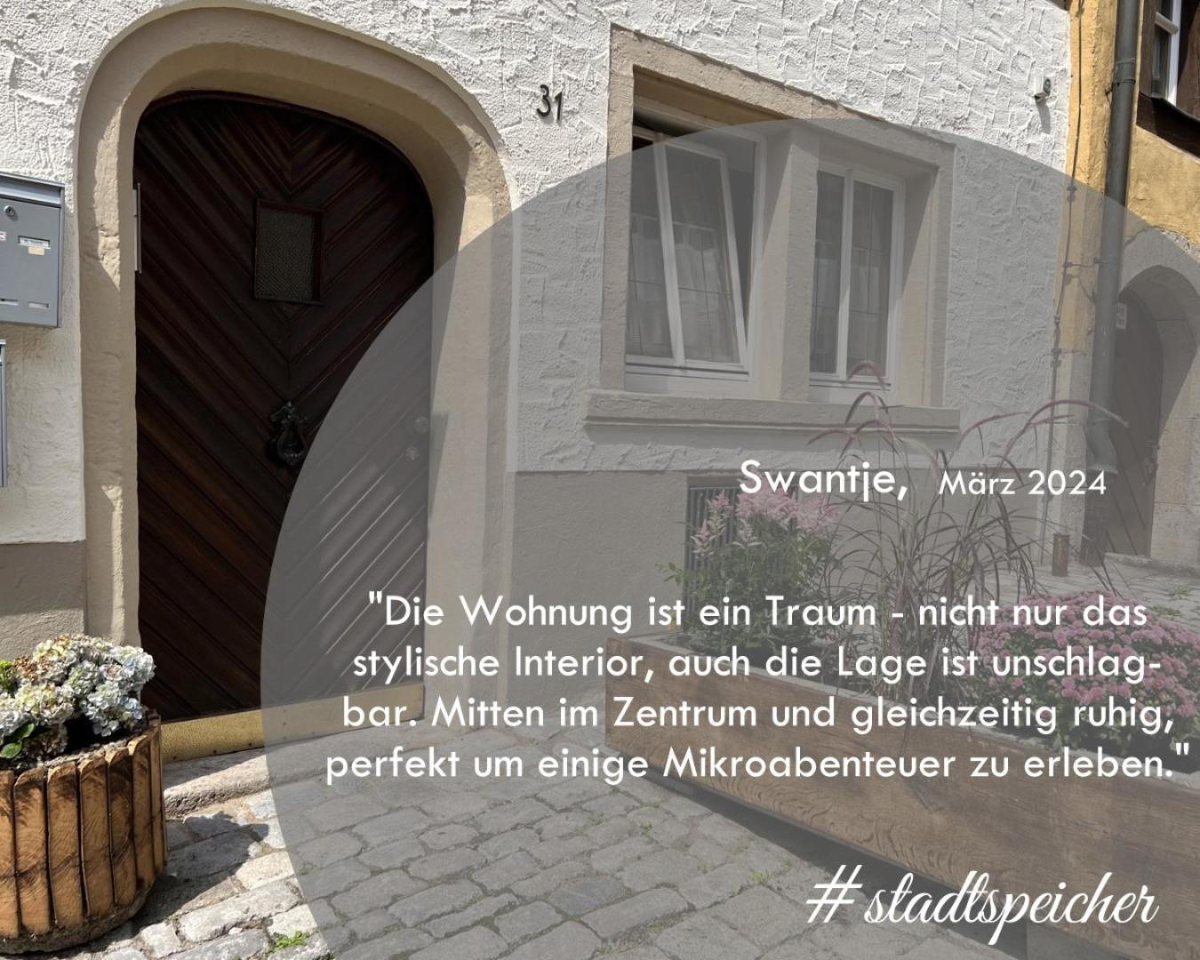 #Stadtspeicher - Gruener Stern Das Apartment Mitten In Der Altstadt Rothenburg ob der Tauber Zewnętrze zdjęcie