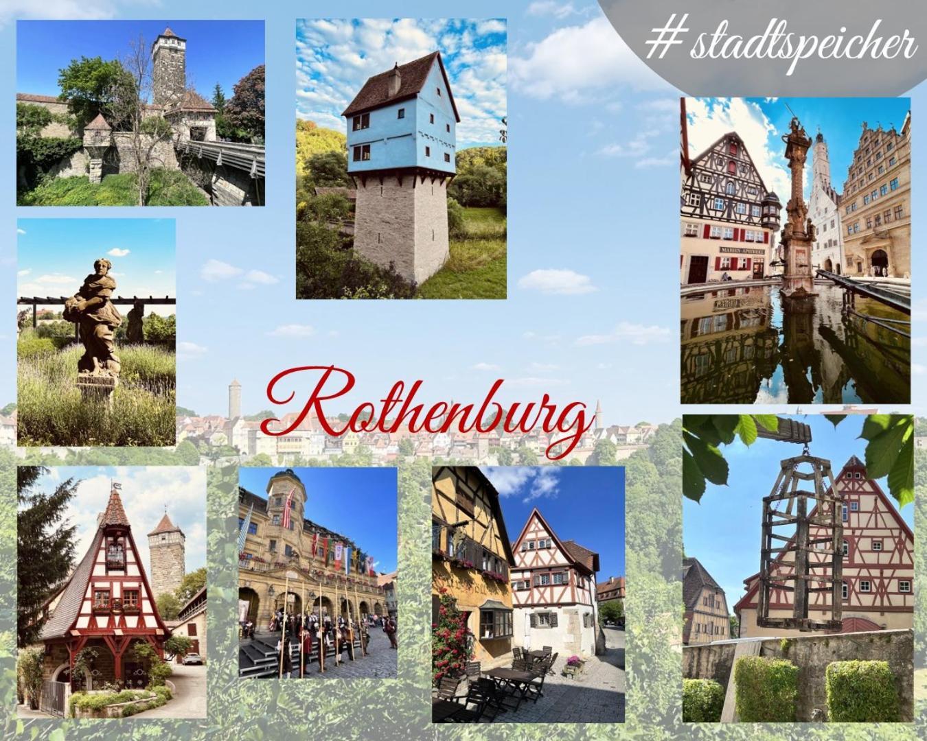 #Stadtspeicher - Gruener Stern Das Apartment Mitten In Der Altstadt Rothenburg ob der Tauber Zewnętrze zdjęcie