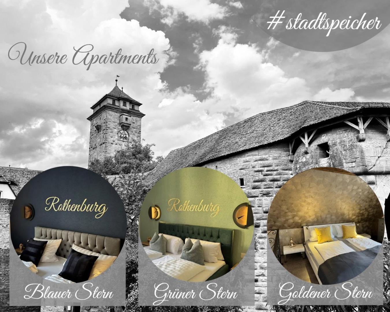 #Stadtspeicher - Gruener Stern Das Apartment Mitten In Der Altstadt Rothenburg ob der Tauber Zewnętrze zdjęcie